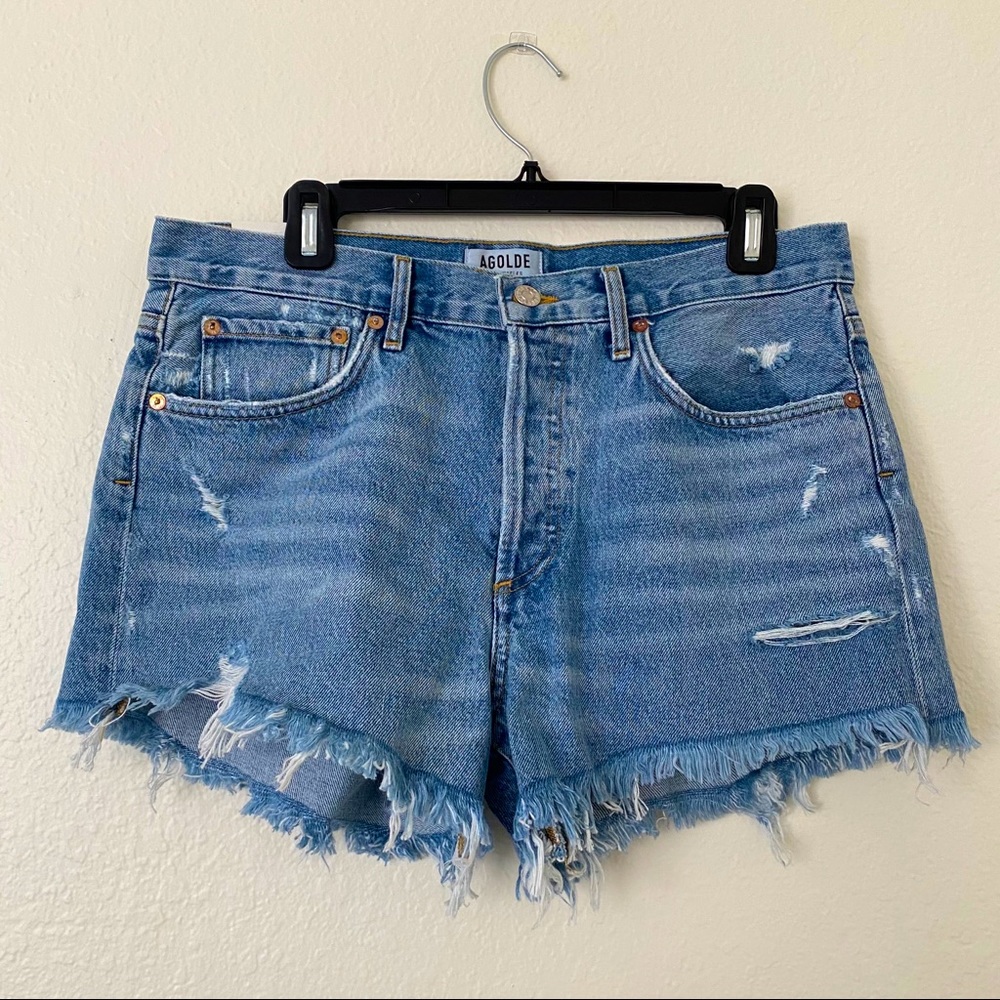 AGOLDE Parker Vintage Cut-Off Shorts